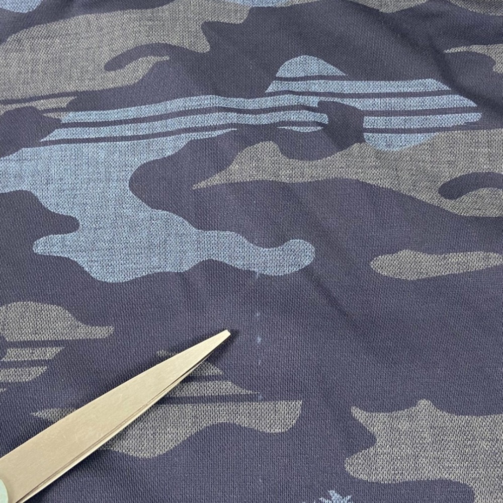Travis‎ Mathew Mens Small Beachside Stealth Polo Shirt Blue Camo Golf NEW FLAW - Picture 6 of 9